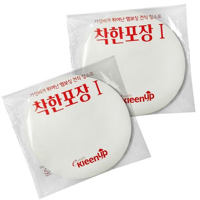 에파타클린업 착한 포장 1 원형 건식 청소포 30매 리뷰후기