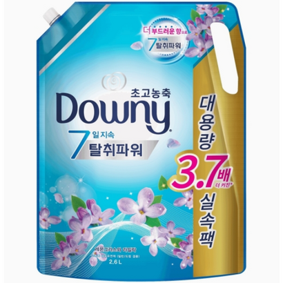 다우니 탈취파워 레몬그라스와 라일락 초고농축 섬유유연제 리필