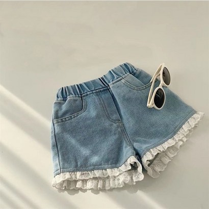아르베 키즈 레이스 밴딩 청데님 리뷰후기
