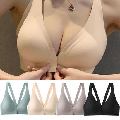 굿보정 앞후크 스포츠브라 노와이어 브라탑 빅사이즈 스포츠브라