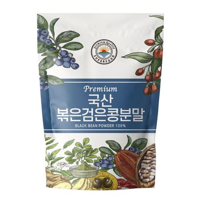 해나식품 볶은검은콩 가루 분말 국내산