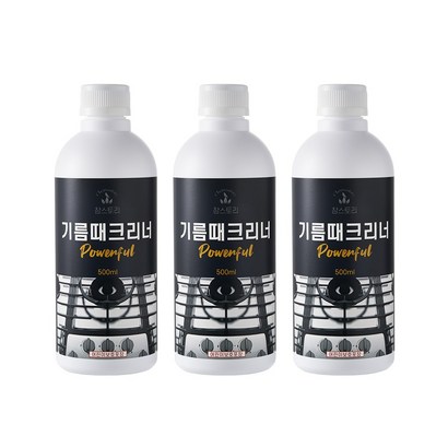 참스토리 기름때크리너 3개 후드기름때 청소용 지퍼백 동봉