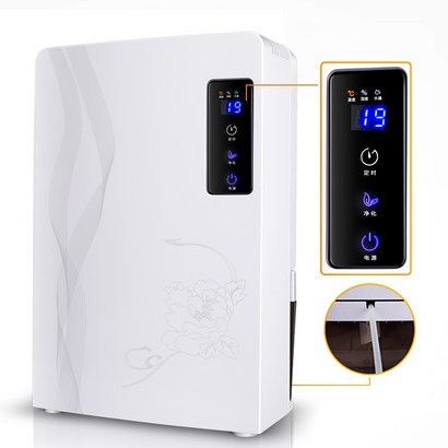 화장실제습기 미니제습기 원룸제습기 지능형 제습기 연속 배수 정화 공기 건조기 기계 수분 흡수 가전 제품 - 1