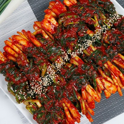 맵따구 불김치 매운 양념 실비 파김치
