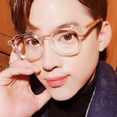 스타일른 투명 빅사이즈 패션 뿔테안경테 블루라이트 차단 안경