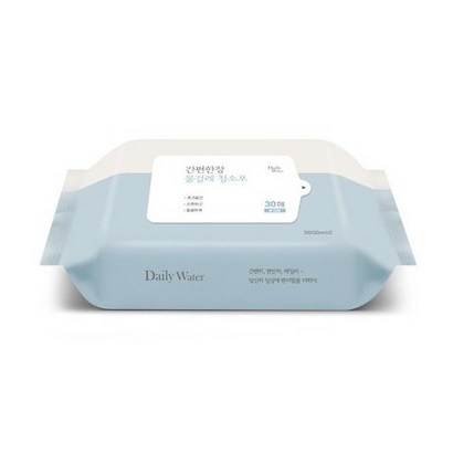 데일리워터 물걸레 청소포 대형 리필 30매 리뷰후기