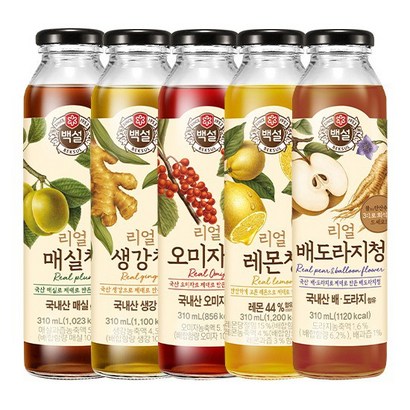 CJ 백설 리얼청 5종 모음