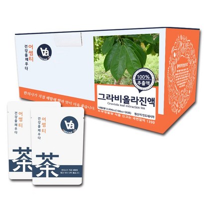 중저온추출 16시간 그라비올라잎 즙 진액 30개입