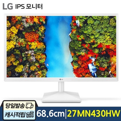 전자 N430HW IS 화이트 컴퓨터 모니터 사무용 가정용
