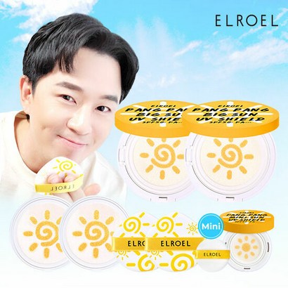 2021 NEW 워터프루프 엘로엘 뽀송 선쿠션 기본구성 리뷰후기