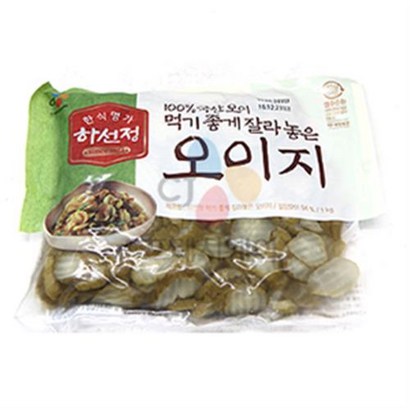 하선정 먹기좋게잘라놓은 오이지