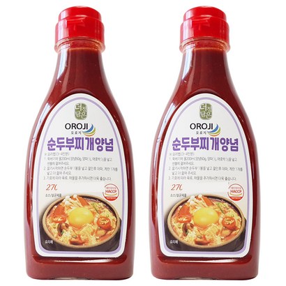 뉴그린푸드 순두부찌개 양념 양념장 소스 더정담은