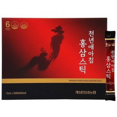 개성인삼농협 천년애아침 홍삼스틱 30포 리뷰후기