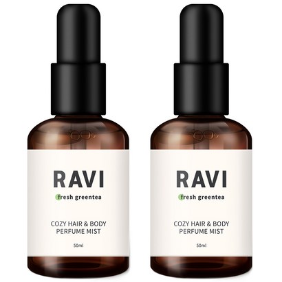 RAVIEL 코지 퍼퓸 헤어&a;바디미스트 프레쉬그린티향 리뷰후기