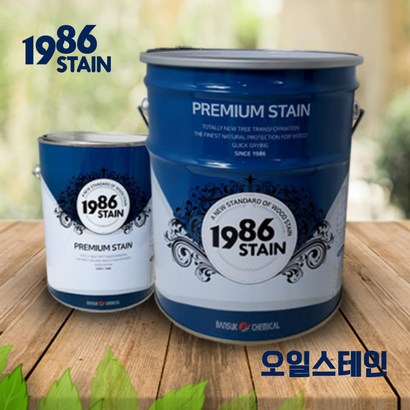 1986 오일스테인 방수 데크 페인트 18L 투명 리뷰후기