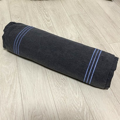 TD 원형 삼선 메밀 목 베개