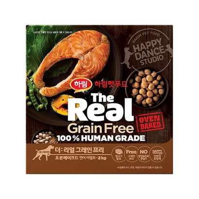 하림펫푸드 더리얼 그레인프리 오븐베이크드 연어 어덜트