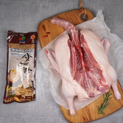 성화푸드 백숙용 통오리 국내산백숙재료티백 증정! 보양식 오리탕 리뷰후기