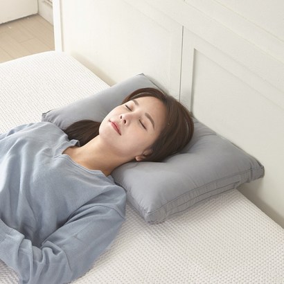 킹리치 빨아쓰는 꿀잠 숙면 낮은 경추베개 4060