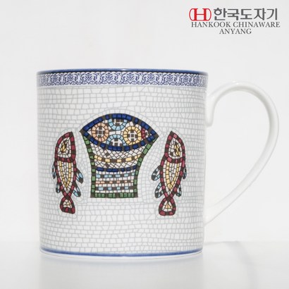 한국도자기 오병이어 머그 기독교용품 교회선물