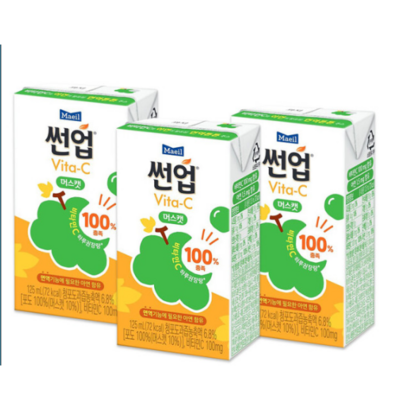 매일유업 썬업 Vita C 주스 머스캣 리뷰후기