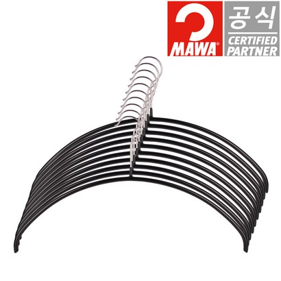 독일 정품 마와 옷걸이 이코노믹 블랙 가디건용 니트용 스웨터용 10개입