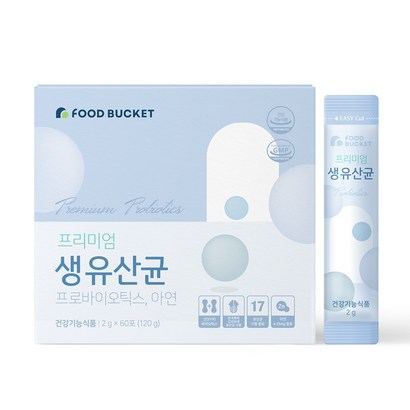 푸드버킷 프리미엄 생 유산균