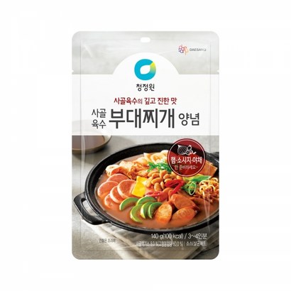 청정원 고메레시피 사골육수 부대찌개 양념 5개