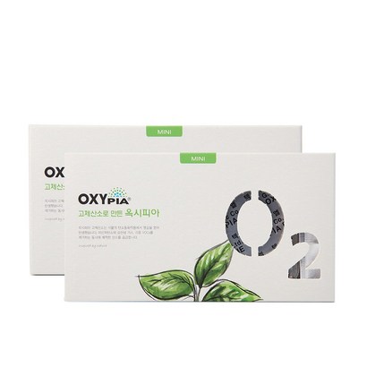 옥시피아 미니 Oxyia Mini 2개 - 고체산소 x2개 고체산소 산소발생 미세먼지유해물질제거 CO2제거 VOCs제거 공기정화 새차증후군 새집증후군 리뷰후기