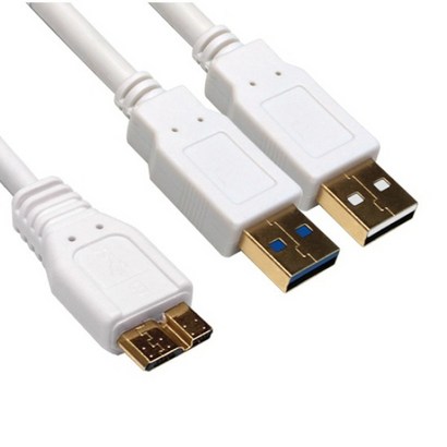 외장하드케이블 USB30 삼성 씨게이트 도시바 Y형 보조전원 연결잭