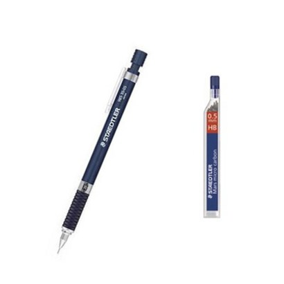 스테들러 메탈 제도샤프 네이비 바디 925-35 250 HB 샤프심