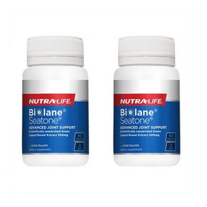 NUTRAIFE SEATONE 뉴트라라이프 바이오레인 씨톤 그린립머슬 머쓸 초록입홍합 60정 2병