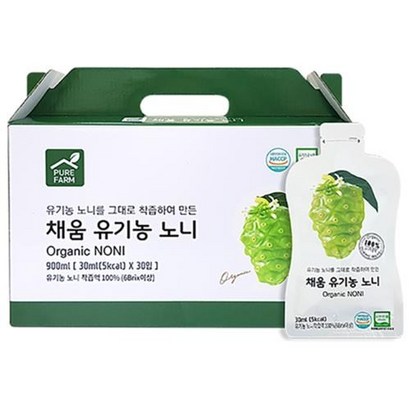 퓨어팜 채움 유기농 노니주스