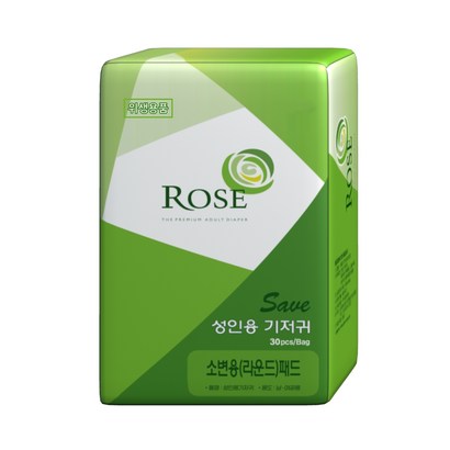 로즈 성인용 속기저귀 라운드 세이브 300매 패드