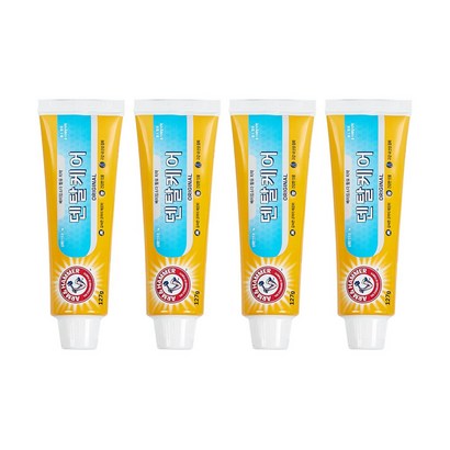 유한양행 암앤해머 덴탈케어 오리지날 치약 4개 리뷰후기