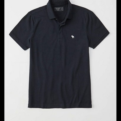 아베크롬비 남자 NEW 로고 폴로티 NAVY 리뷰후기
