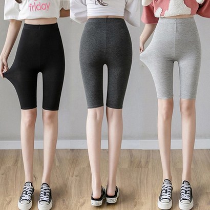 말랑마쥬 쫀쫀 모달 5부 레깅스 3컬러 리뷰 후기