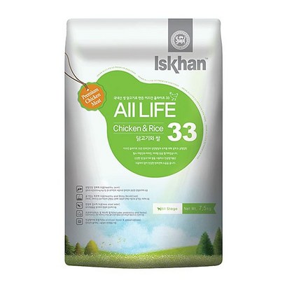 이즈칸 전연령 닭 올라이프33 강아지 사료 리뷰후기