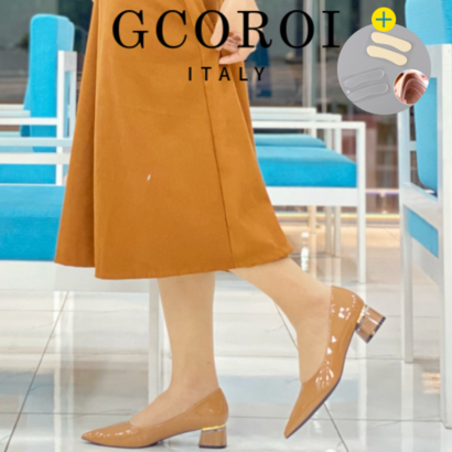 발이 전혀 안아픈 구두 COROI 보르테일 뾰족코 펌프스 구두 꼬로이