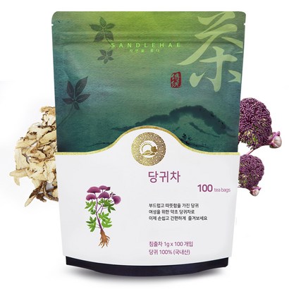 산들해 국산 당귀차 티백 안전티백망 리뷰후기