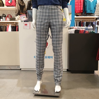 디즈니골프 남성 봄 미키 체크바지 리뷰후기