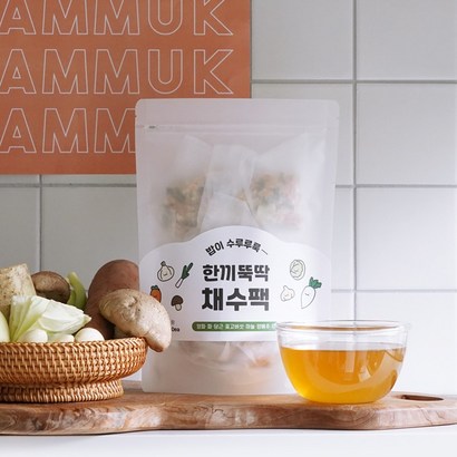 잼먹프로젝트 이유식 육수 채수 10개입