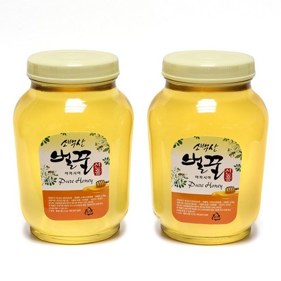 소백산벌꿀 선흥 사양 아카시아꿀 2 2개