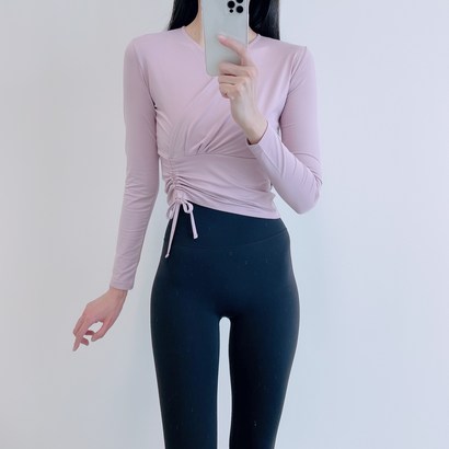 로라벨 리코 필라테스복 요가복 커버업 운동복