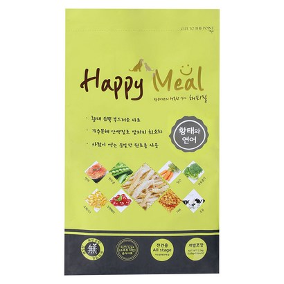 해피밀 전연령용 소프트사료 황태와 연어