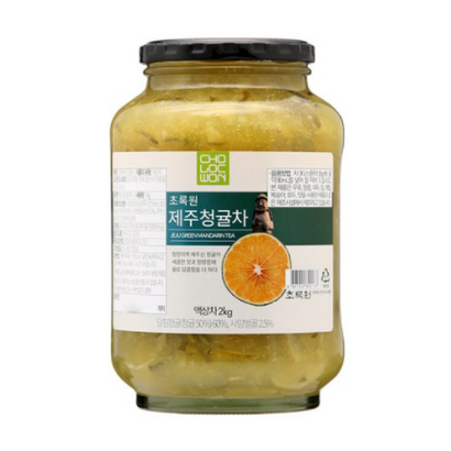 초록원 제주 청귤차 리뷰후기