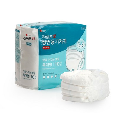 라이프업 성인용기저귀 팬티형 특대형 10매 리뷰 후기