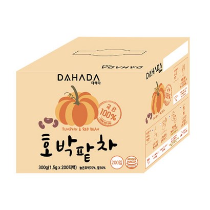 다하다 박팥차 선물세트 200티백