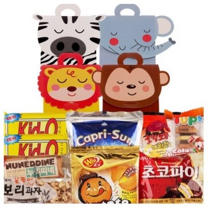 소확행 동물 간식박스 4종