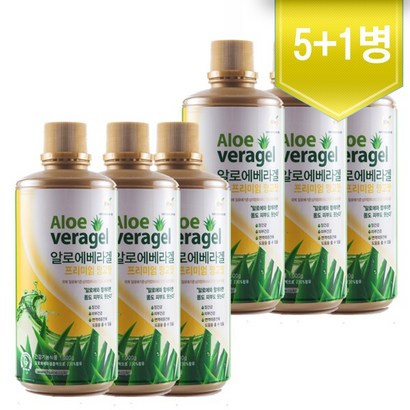 하이알로에 알로에겔 6병 면역력증진 멕시코산 오리지널맛 망고맛
